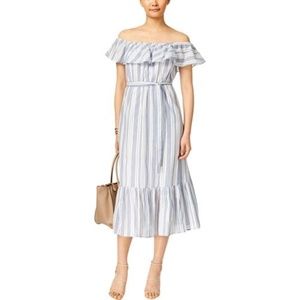 Off The Shoulder Midi Dress